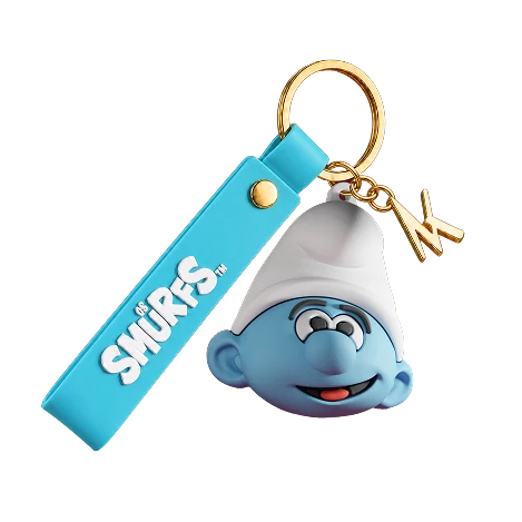 Chaveiro de personagem dos Smurfs